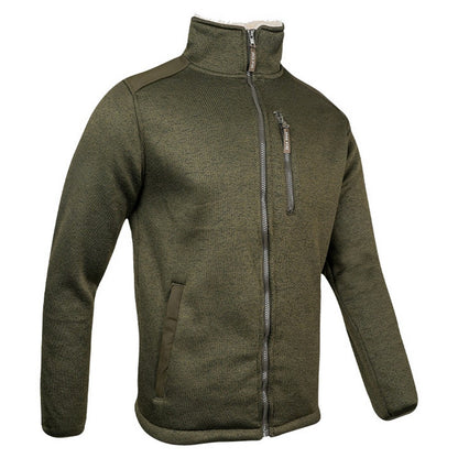 Dark Olive - Side - Jack Pyke Mens Scandinavian Fleece Jacket