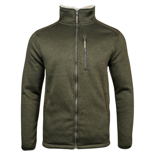 Dark Olive - Front - Jack Pyke Mens Scandinavian Fleece Jacket