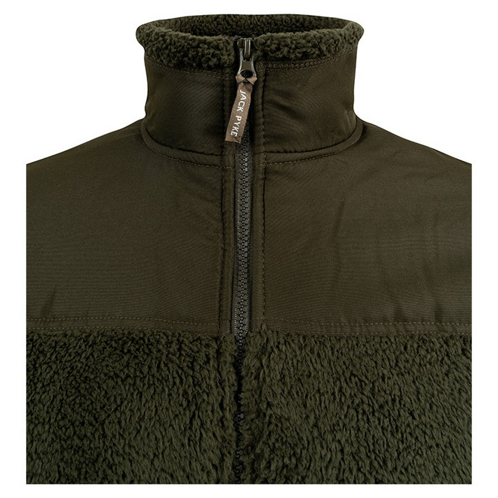 Dark Olive - Pack Shot - Jack Pyke Mens Gen 2 Sherpa Fleece Jacket