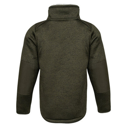 Dark Olive - Back - Jack Pyke Childrens-Kids Scandinavian Fleece Jacket