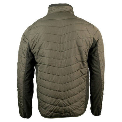 Green - Back - Jack Pyke Mens Quilted Hybrid Jacket
