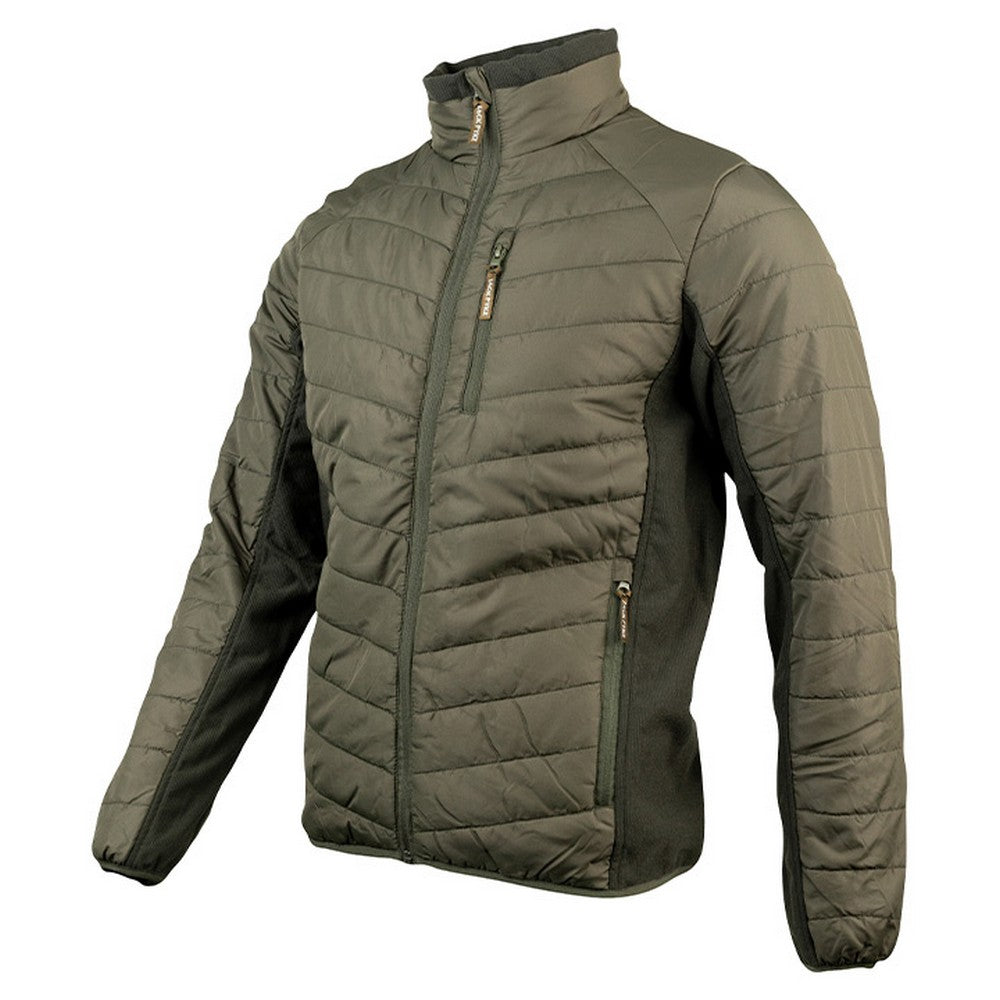 Green - Lifestyle - Jack Pyke Mens Quilted Hybrid Jacket