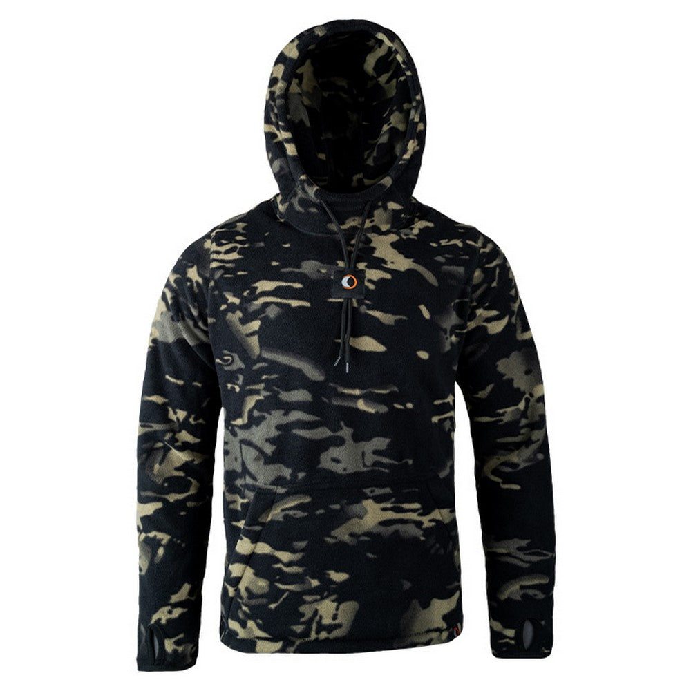 Black - Front - Speero Mens Gen 2 Fleece Hoodie