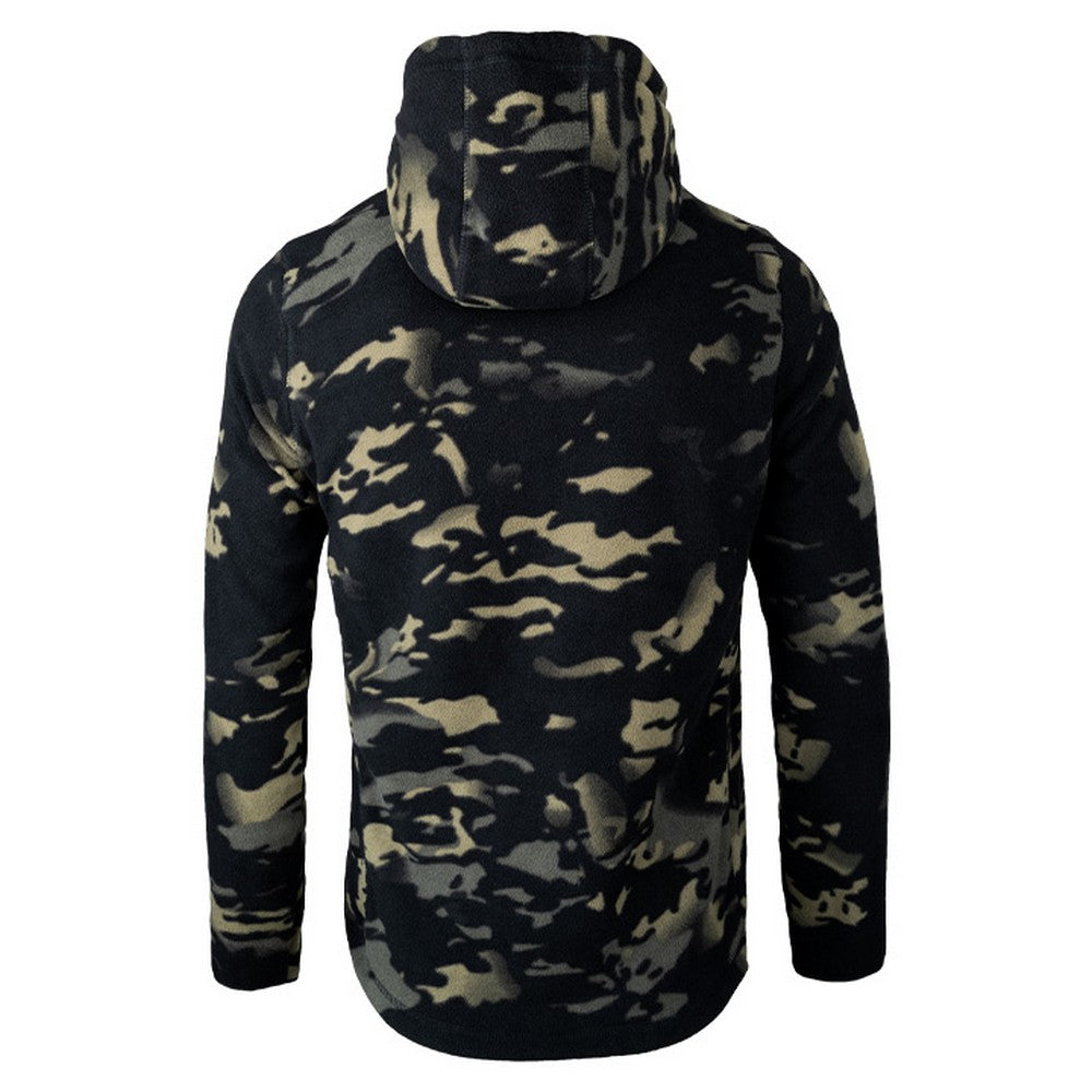 Black - Back - Speero Mens Gen 2 Fleece Hoodie