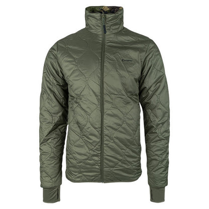 Green - Pack Shot - Speero Mens Morava Camo Reversible Jacket