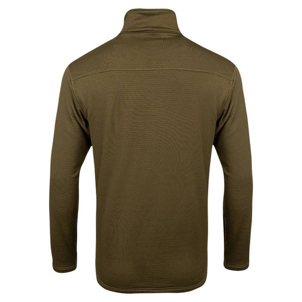 Green - Back - Jack Pyke Mens Waffle Fleece Top