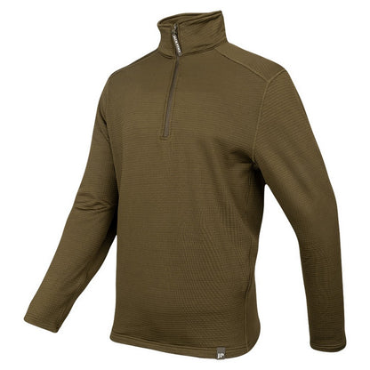 Green - Lifestyle - Jack Pyke Mens Waffle Fleece Top