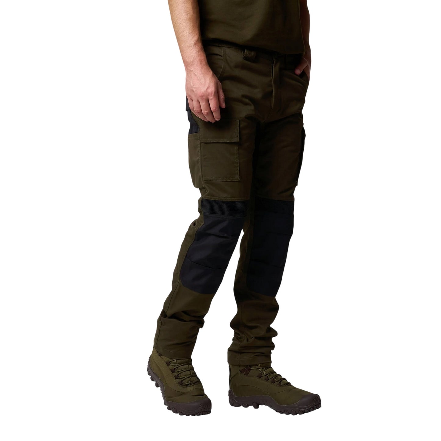 Green - Side - Jack Pyke Mens Technical Work Trousers