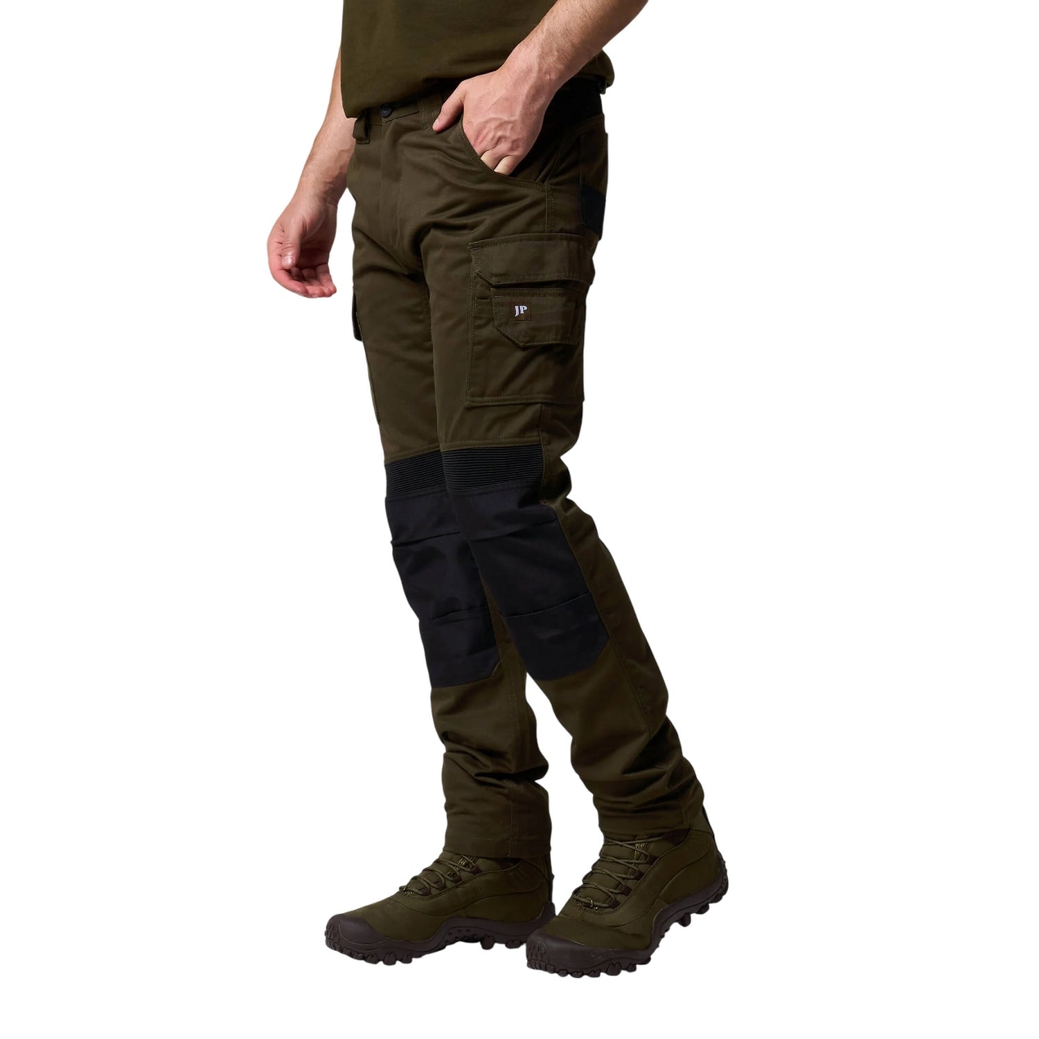 Green - Lifestyle - Jack Pyke Mens Technical Work Trousers