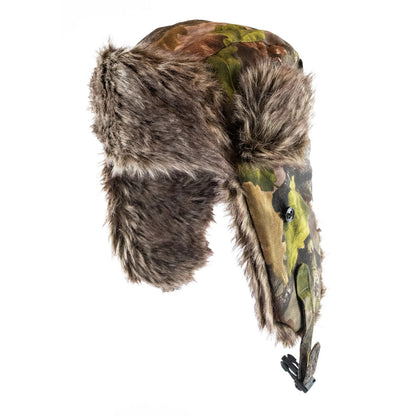 Camo Green - Side - Jack Pyke Unisex Adult Tundra Oak Leaf Winter Hat
