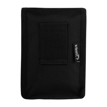 Black - Back - Viper Plain Notebook Pouch