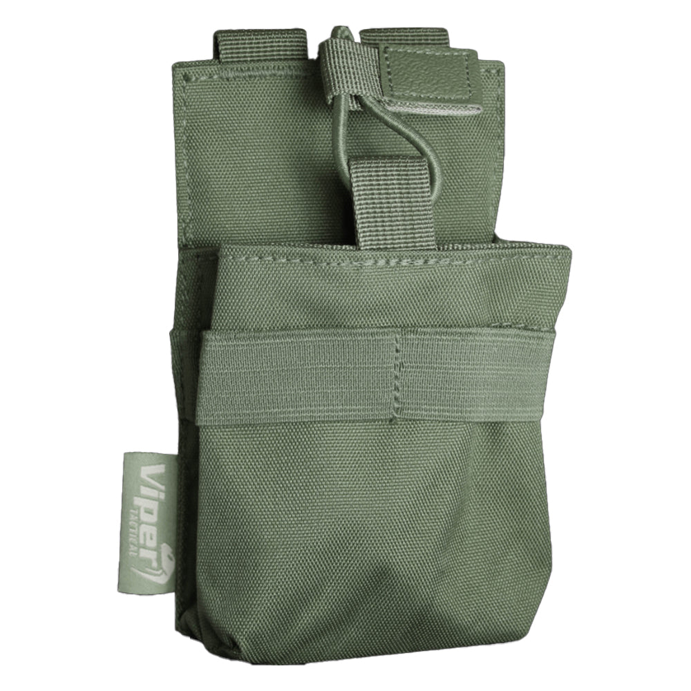 Green - Front - Viper GPS Radio Pouch