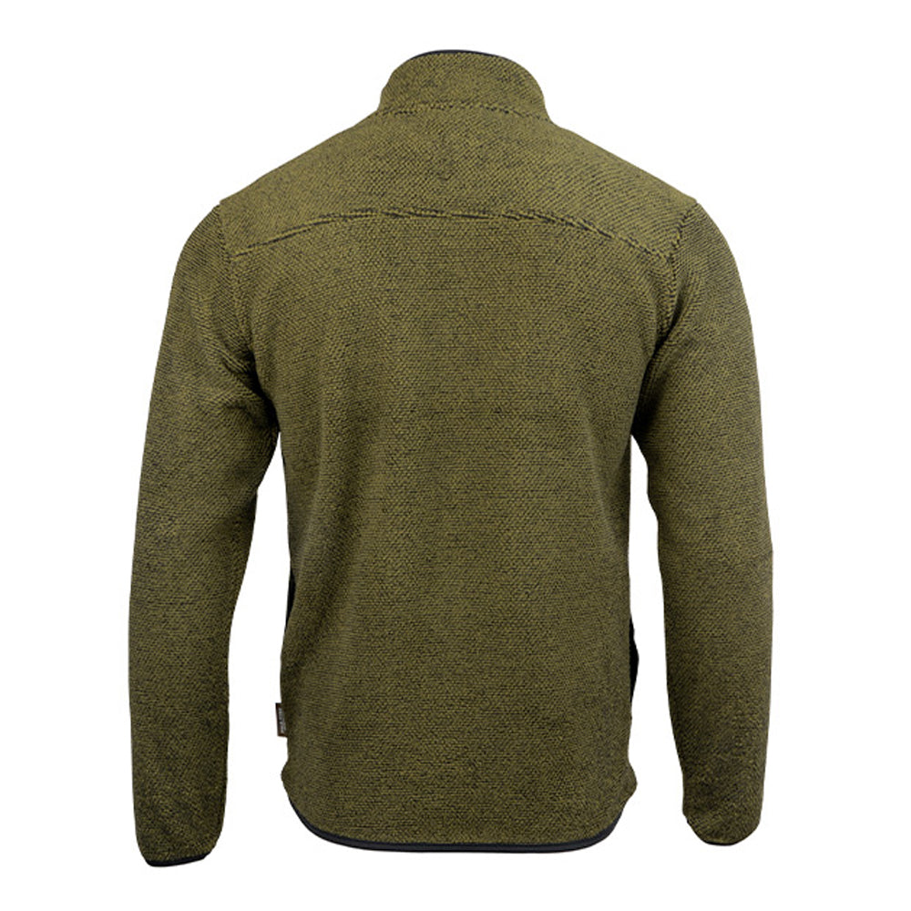 Green - Back - Jack Pyke Mens Ashdown Fleece Top