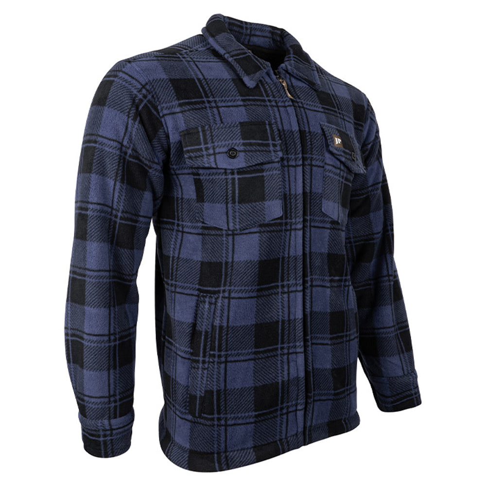 Navy - Lifestyle - Jack Pyke Mens Tundra Checked Shirt