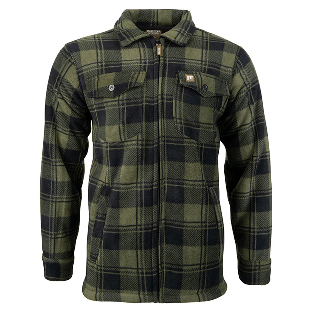 Green - Front - Jack Pyke Mens Tundra Checked Shirt