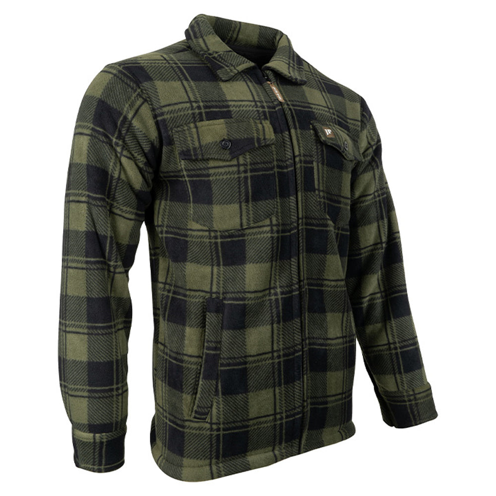 Green - Lifestyle - Jack Pyke Mens Tundra Checked Shirt