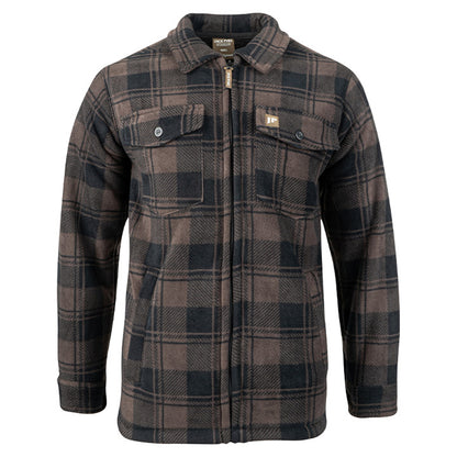 Brown - Front - Jack Pyke Mens Tundra Checked Shirt