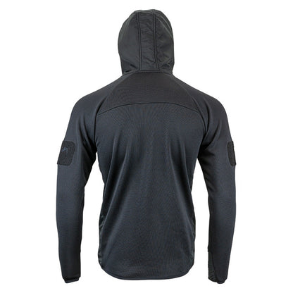 Black - Back - Viper Mens Storm Fleece Full Zip Hoodie