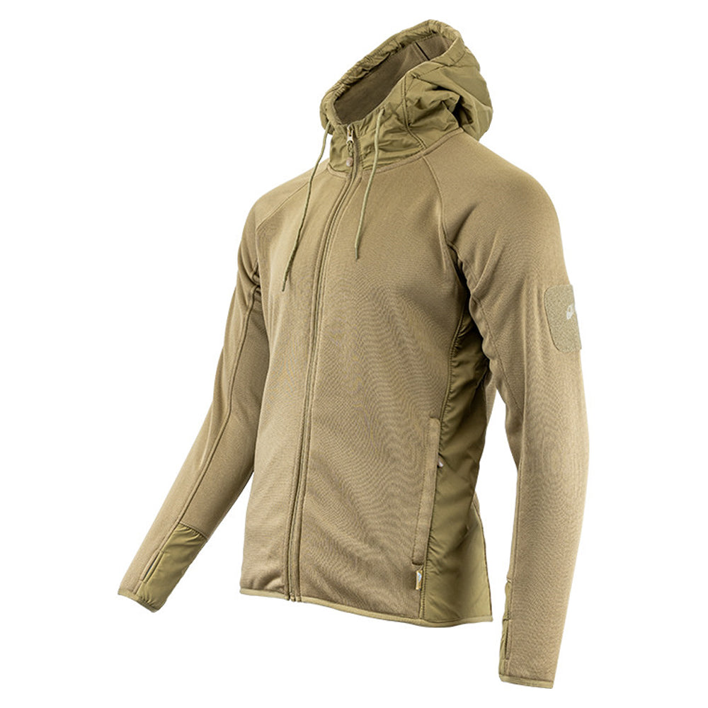Coyote - Lifestyle - Viper Mens Storm Fleece Full Zip Hoodie