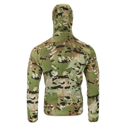 Camo Green - Back - Viper Mens Camo Fleece Hoodie