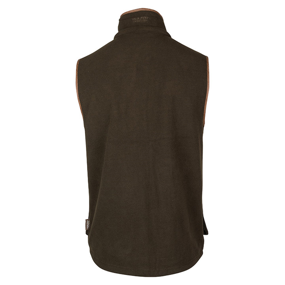 Dark Olive - Back - Jack Pyke Mens Shooters Gilet