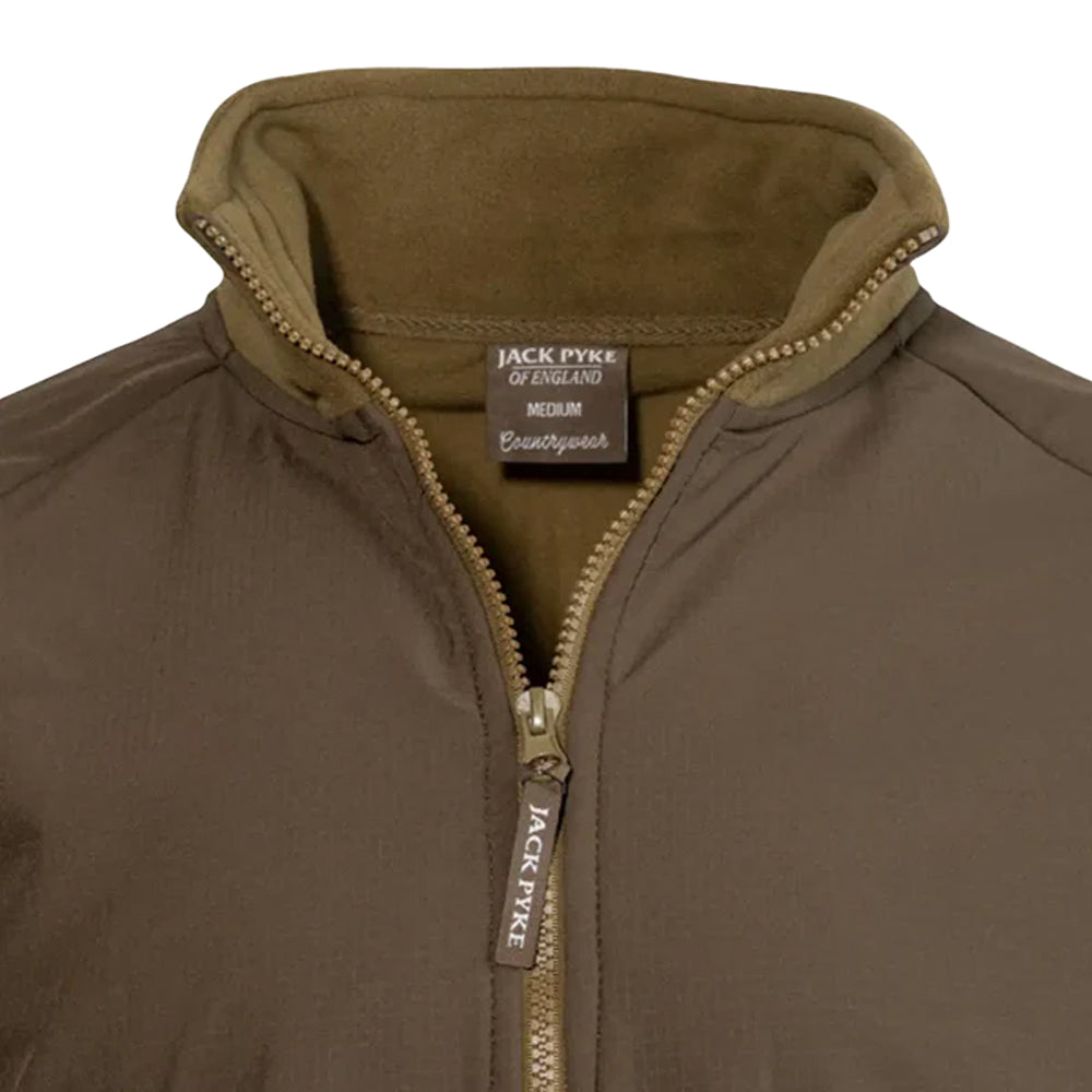 Dark Mustard - Lifestyle - Jack Pyke Mens Bleasdale Half Zip Fleece Top