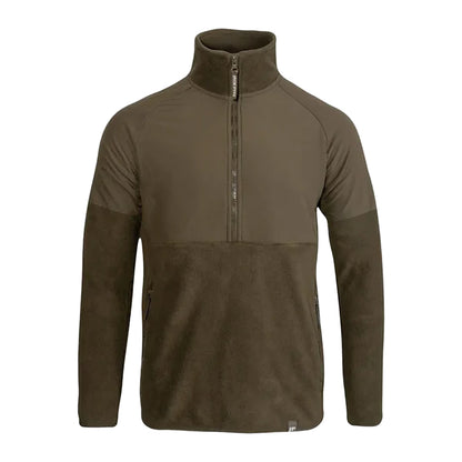 Dark Olive - Front - Jack Pyke Mens Bleasdale Half Zip Fleece Top