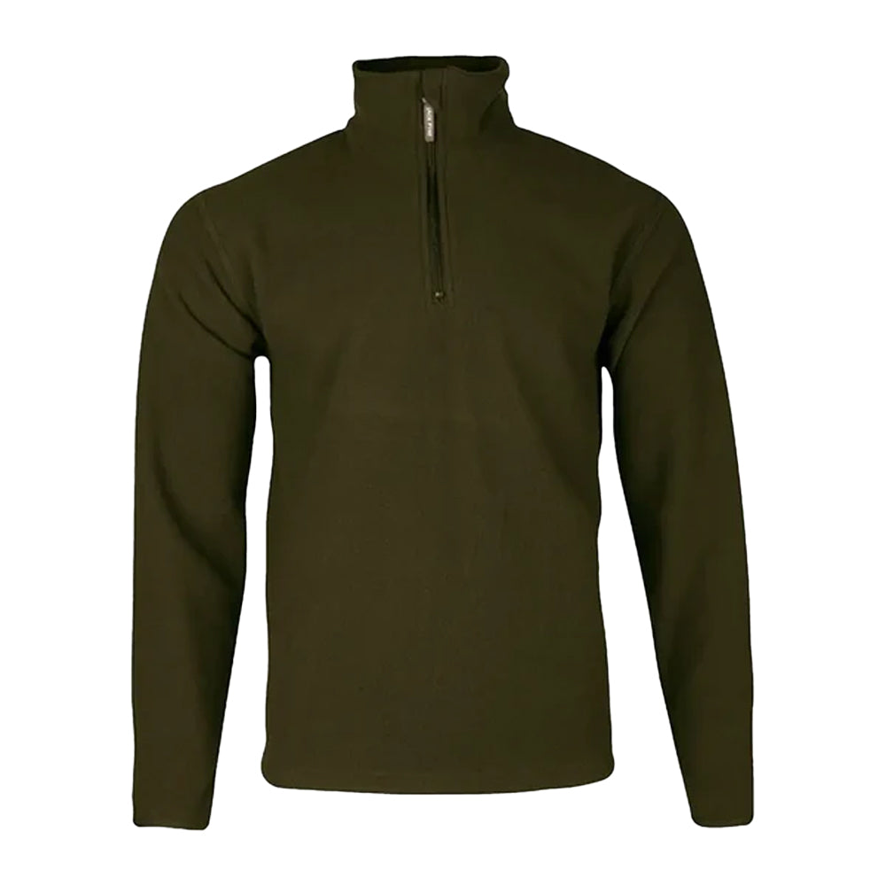 Dark Olive - Front - Jack Pyke Mens Country Fleece Top