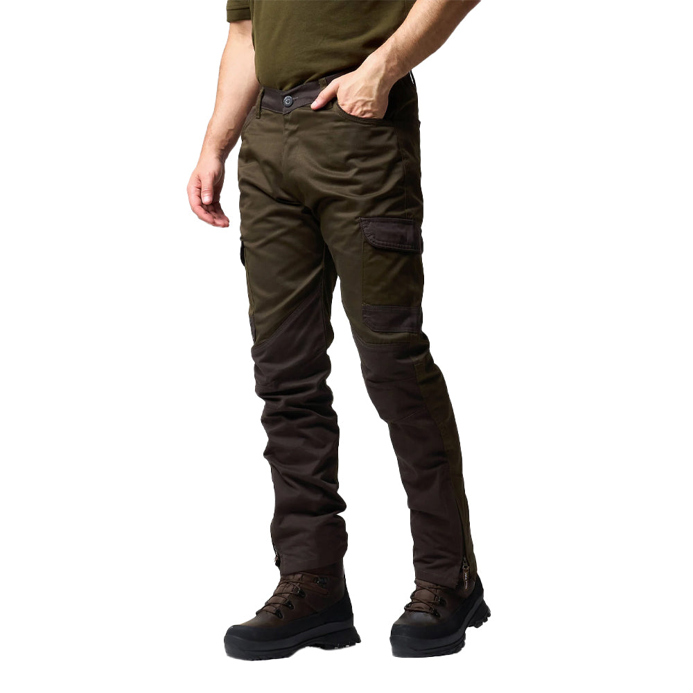 Green - Side - Jack Pyke Mens Fieldman Trousers