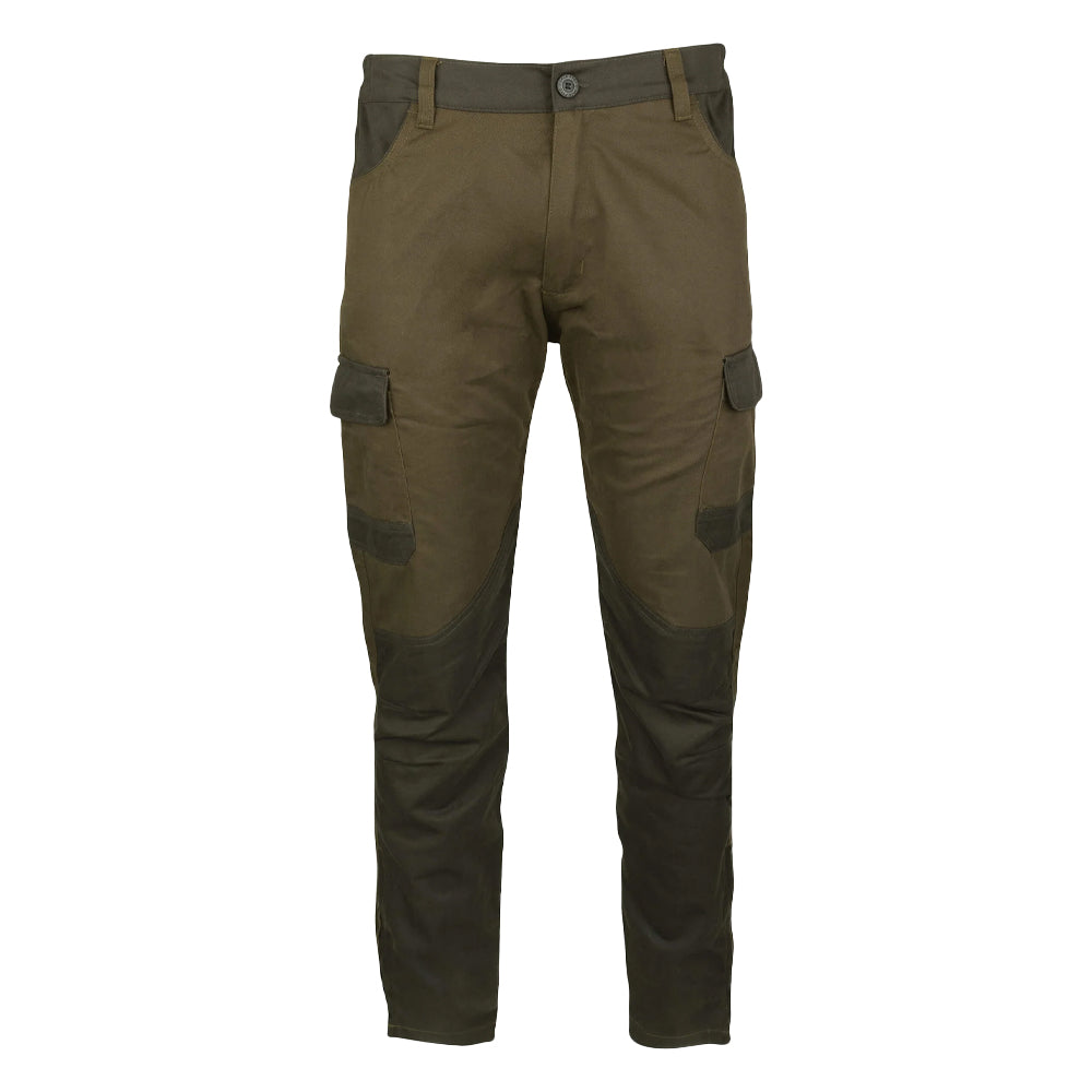 Green - Front - Jack Pyke Mens Fieldman Trousers