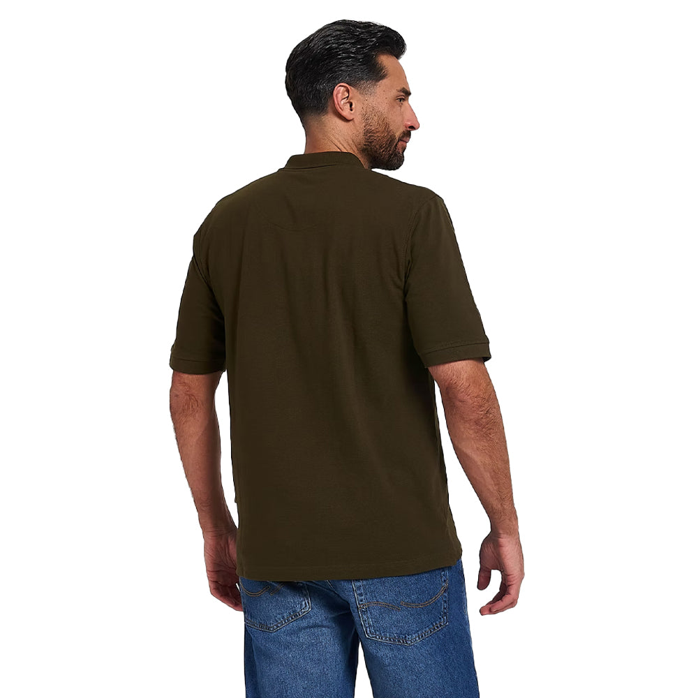 Green - Back - Jack Pyke Mens Sports Polo Shirt