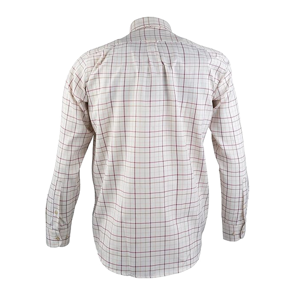 Burgundy - Back - Jack Pyke Mens Countryman Shirt