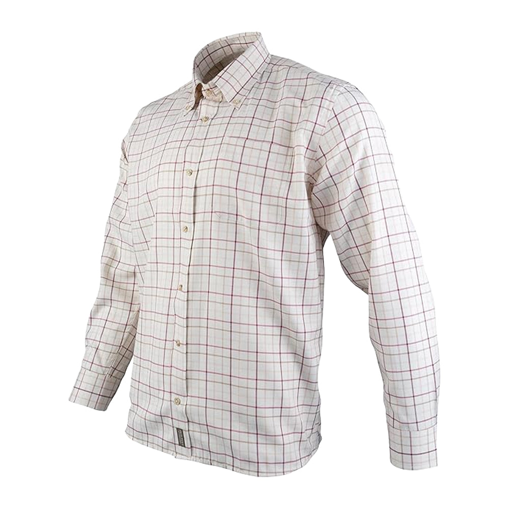 Burgundy - Side - Jack Pyke Mens Countryman Shirt