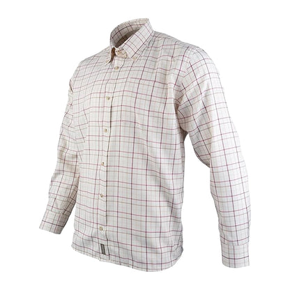 Burgundy - Side - Jack Pyke Mens Countryman Shirt