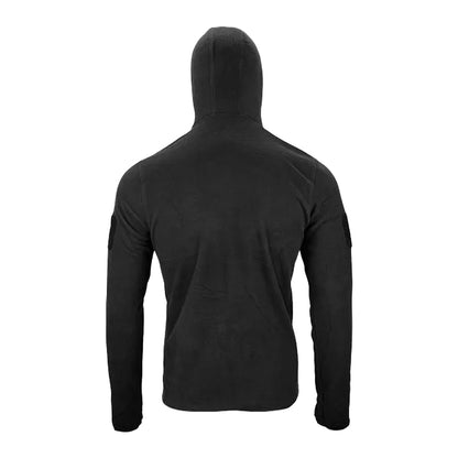 Black - Back - Viper Mens Tactical Fleece Hoodie