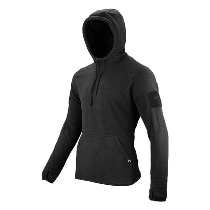 Black - Side - Viper Mens Tactical Fleece Hoodie