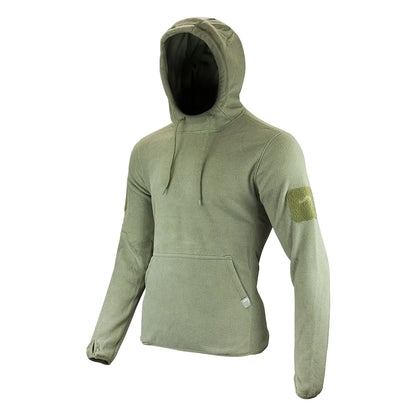 Green - Side - Viper Mens Tactical Fleece Hoodie