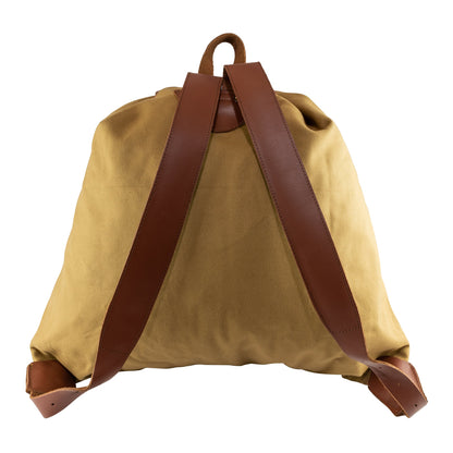 Fawn - Back - Jack Pyke Roe Leather Strap Backpack