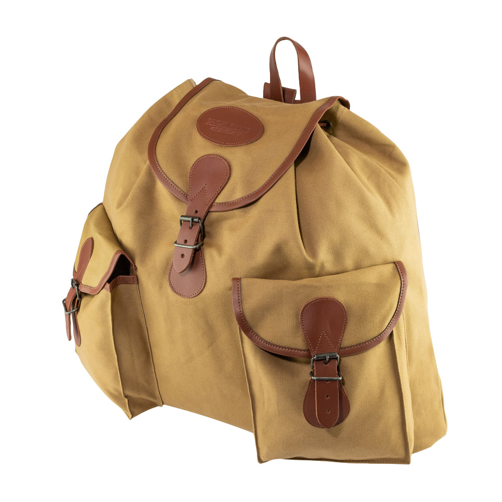 Fawn - Side - Jack Pyke Roe Leather Strap Backpack