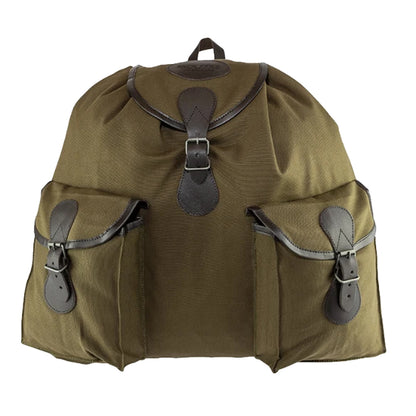 Green - Front - Jack Pyke Roe Leather Strap Backpack
