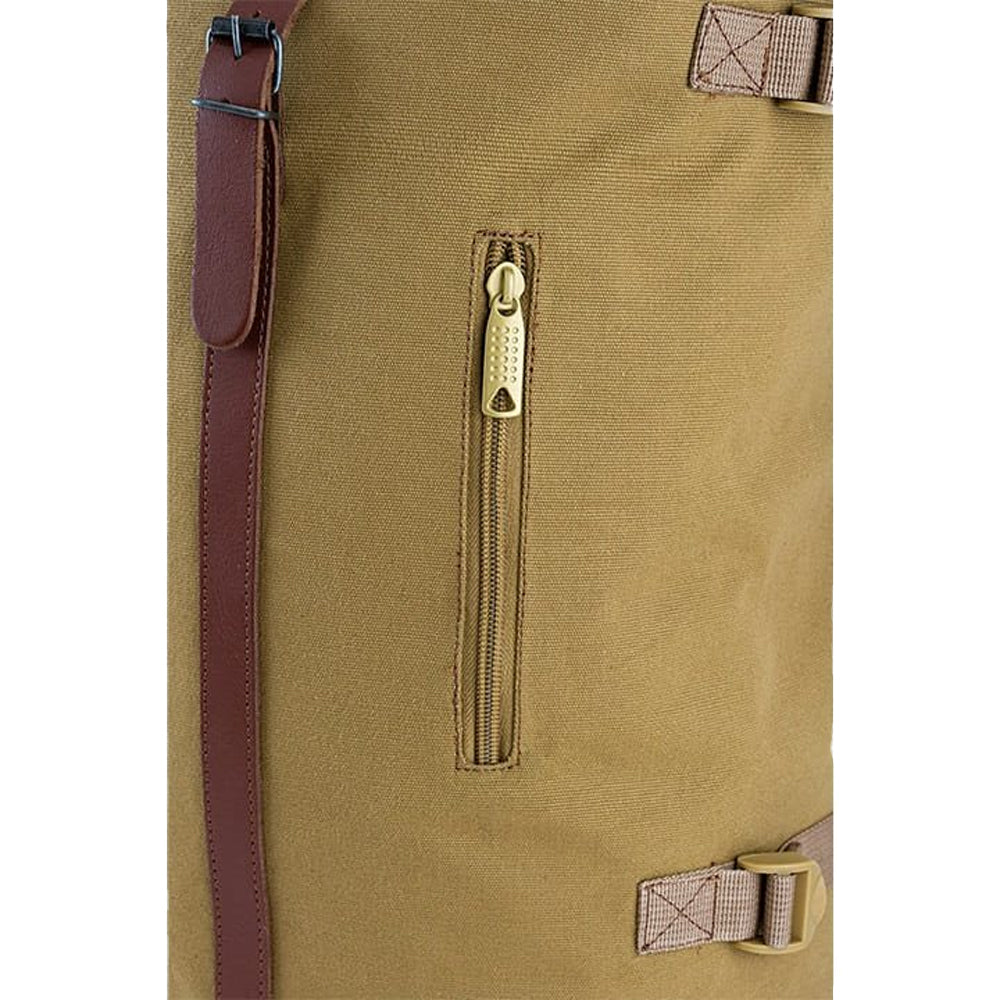 Fawn - Pack Shot - Jack Pyke Leather Detailing Fold Up Rucksack