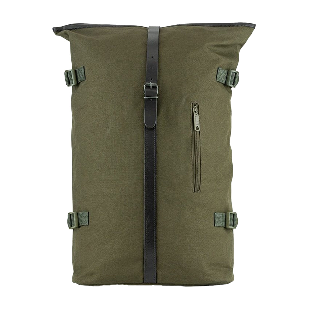 Green - Front - Jack Pyke Leather Detailing Fold Up Rucksack