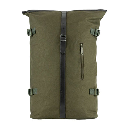 Green - Front - Jack Pyke Leather Detailing Fold Up Rucksack
