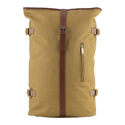 Fawn - Front - Jack Pyke Leather Detailing Fold Up Rucksack