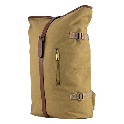 Fawn - Side - Jack Pyke Leather Detailing Fold Up Rucksack