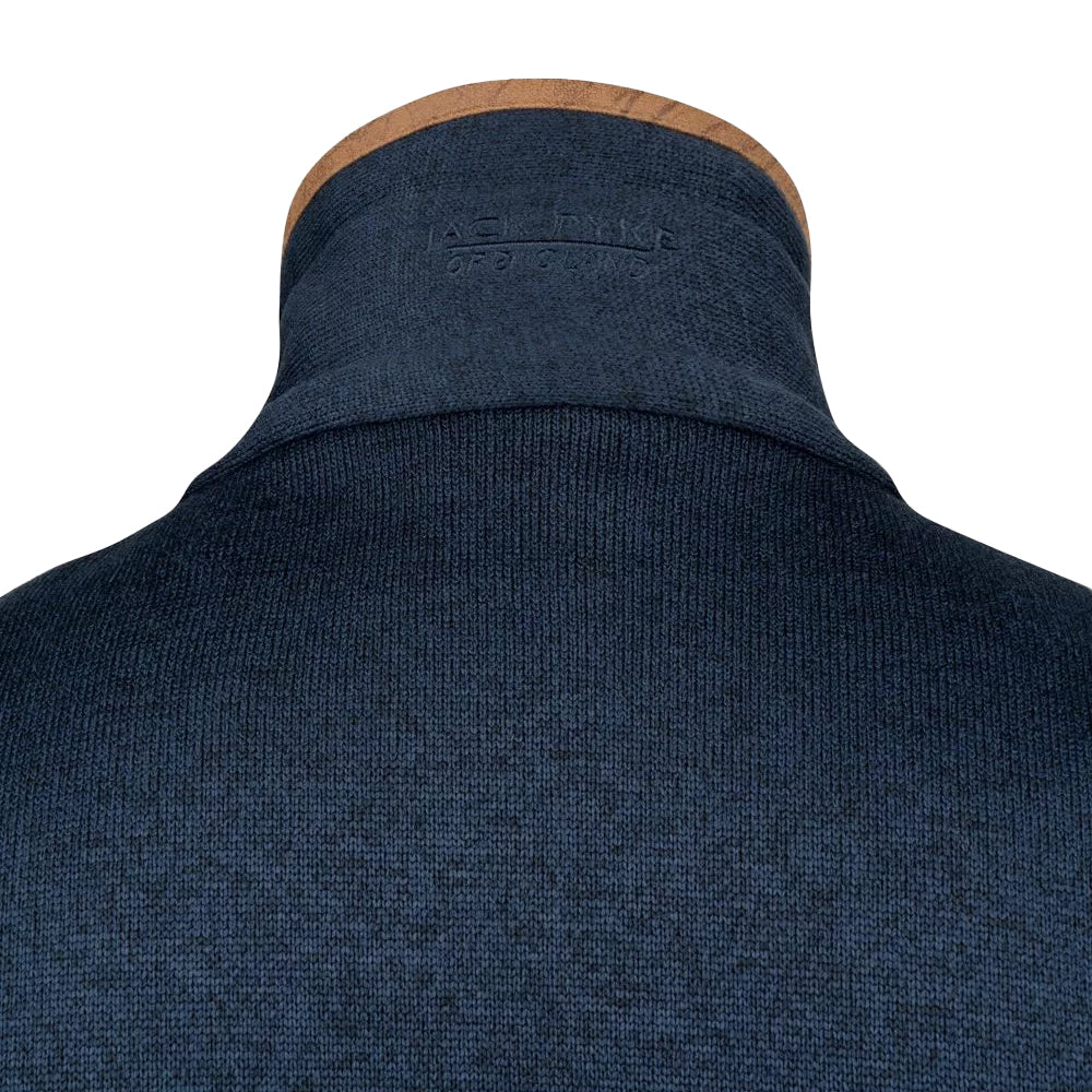 Navy - Pack Shot - Jack Pyke Mens Melange Fleece Gilet