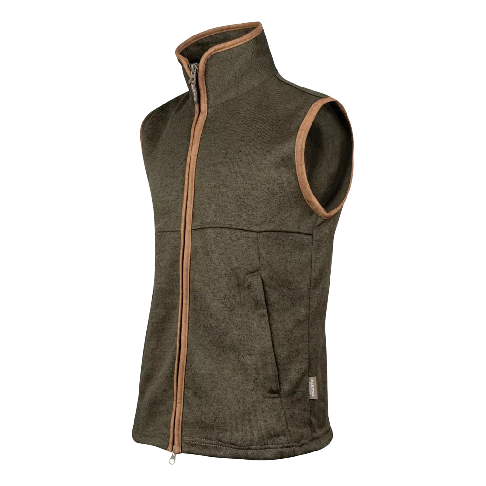 Dark Olive - Lifestyle - Jack Pyke Mens Melange Fleece Gilet