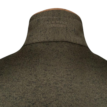 Dark Olive - Pack Shot - Jack Pyke Mens Melange Fleece Gilet