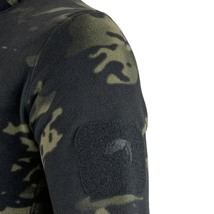 Black - Pack Shot - Viper Mens Tactical Camo Fleece Hoodie
