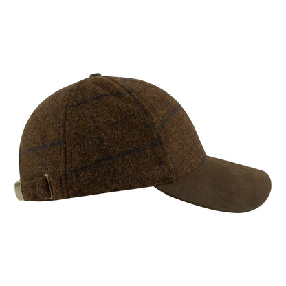 Brown - Side - Jack Pyke Lowland Tweed Baseball Cap